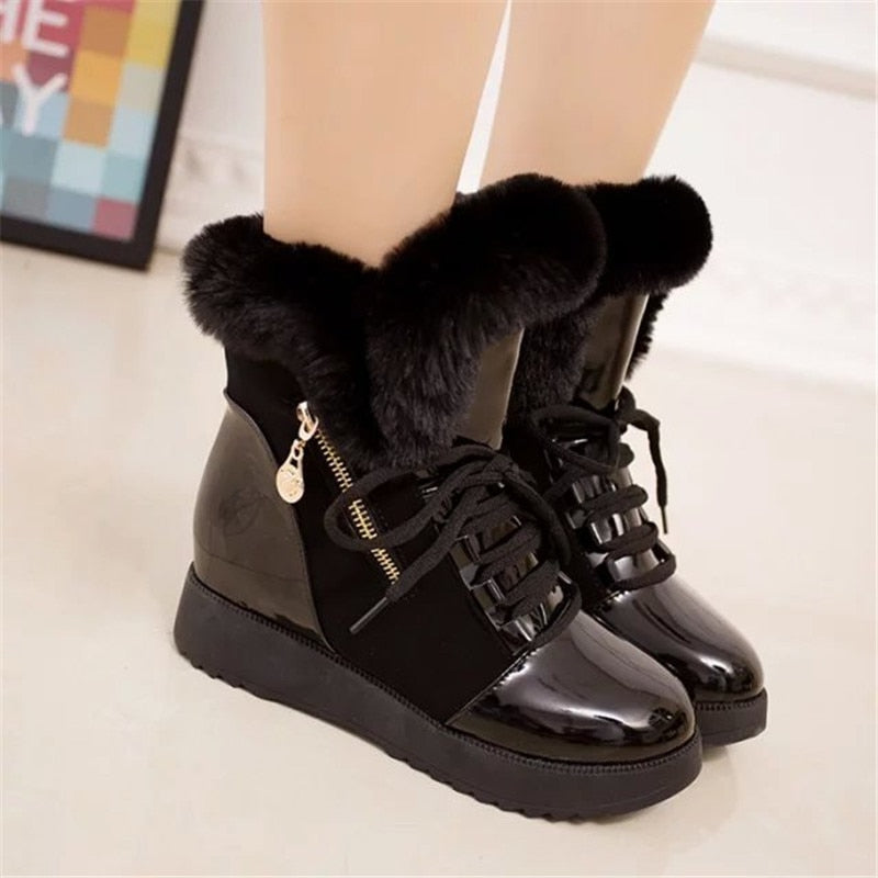 Plus fleece warm cotton boots