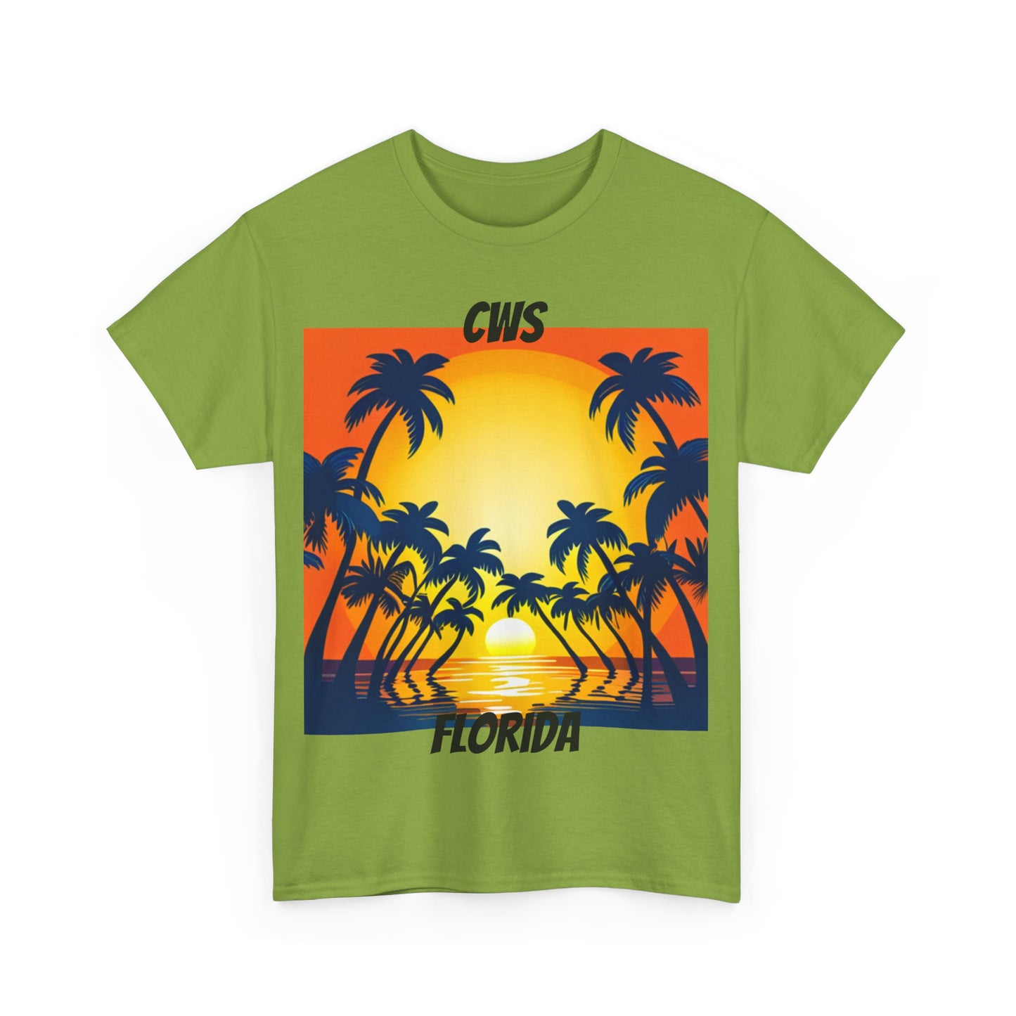 CWS Florida Unisex-T-Shirt aus schwerer Baumwolle von Cozy Winter Store (Versand nur innerhalb der USA)