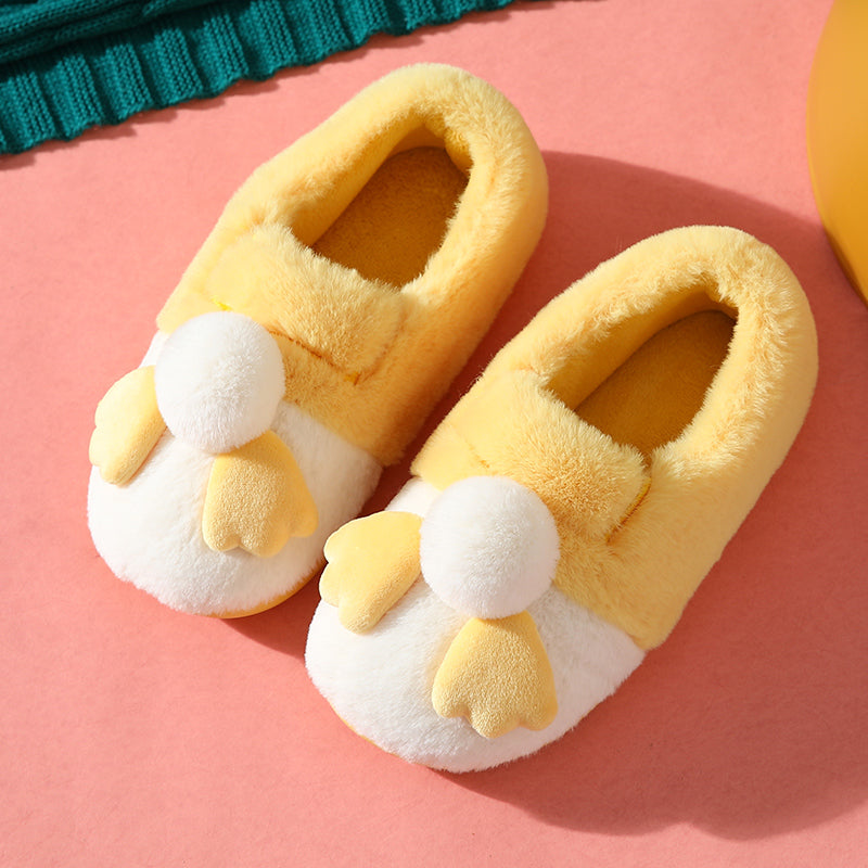 CoupleCozy: Plush home slippers for a warm and comfortable experience.