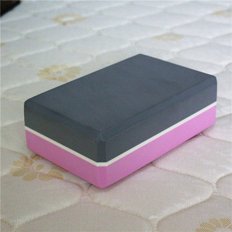 Two-color yoga brick