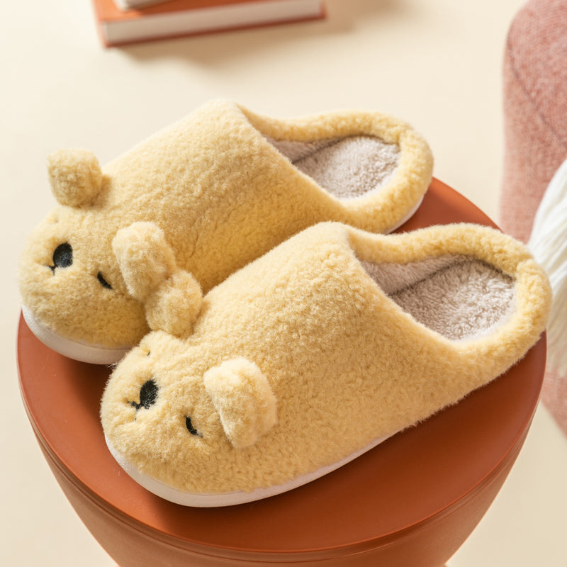 CuteCocoon: Winter home slippers with a cute bag for cozy warmth.