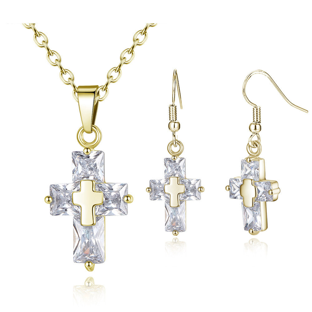 Cross ornament set