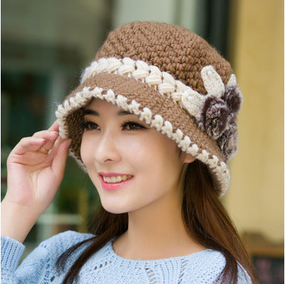 Knitted Hats For The Elderly Mother In Autumn And Winter