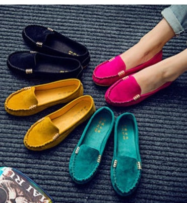 Spring and summer flat with the end of pregnant women nurse shoes Peas shoes casual women's shoes driving shoes Mom shoes a pedal