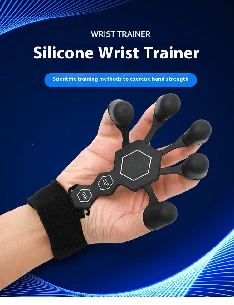 Men's Silicone 5-finger Rehabilitation Power Shooting Brace Hand Trainer