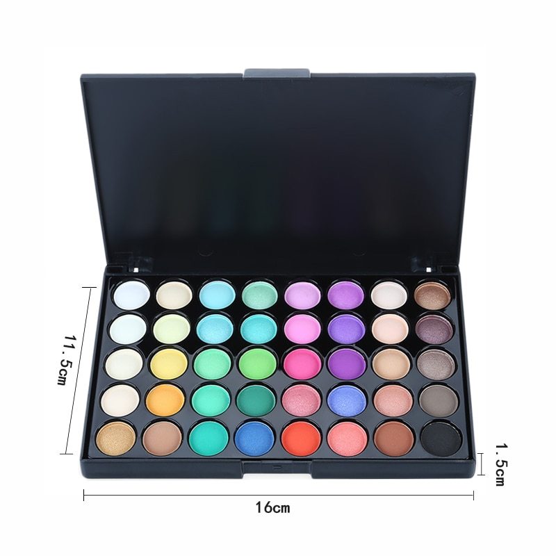 Palette Matte Eyeshadow Pallete Glitter Powder Eye Shadow Earth Shadow Brush Set