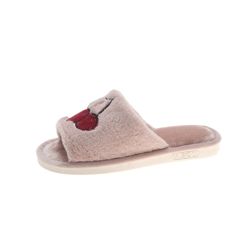 FruityFeet: Cotton slippers for women with a fun fruit-inspired design.