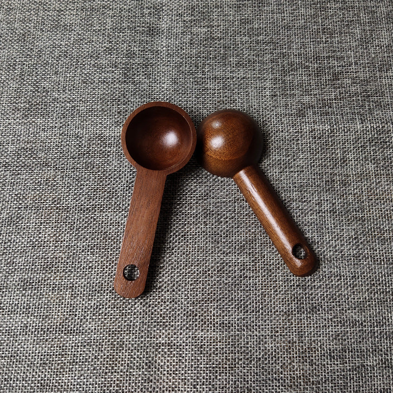 Wooden Spoon Black Walnut Coffee Beans Measuring Spoon