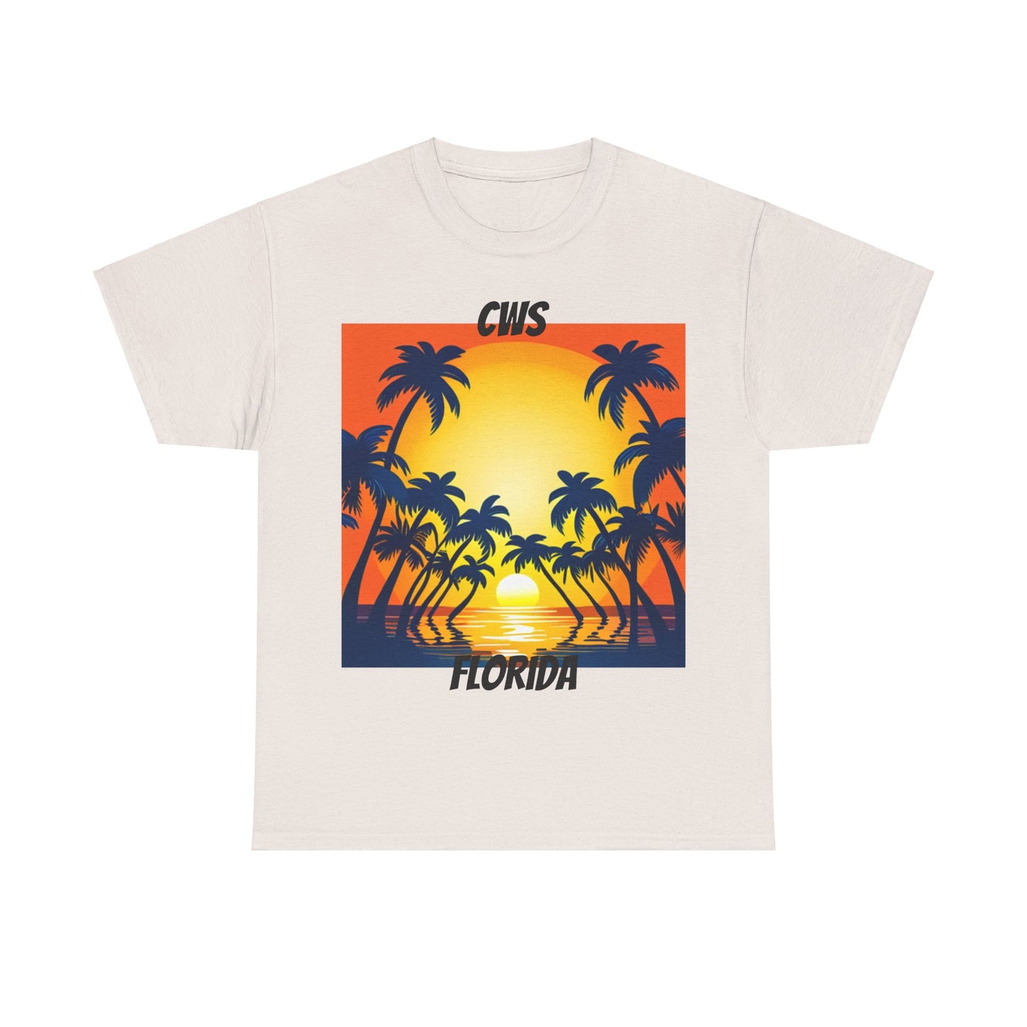 CWS Florida Unisex-T-Shirt aus schwerer Baumwolle von Cozy Winter Store (Versand nur innerhalb der USA)