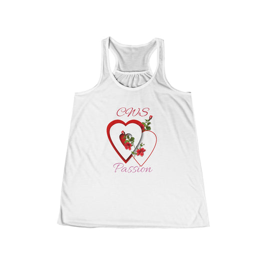 CWS Passion Women's Flowy Racerback Tank By Cozy Winter Store (ships within USA only)