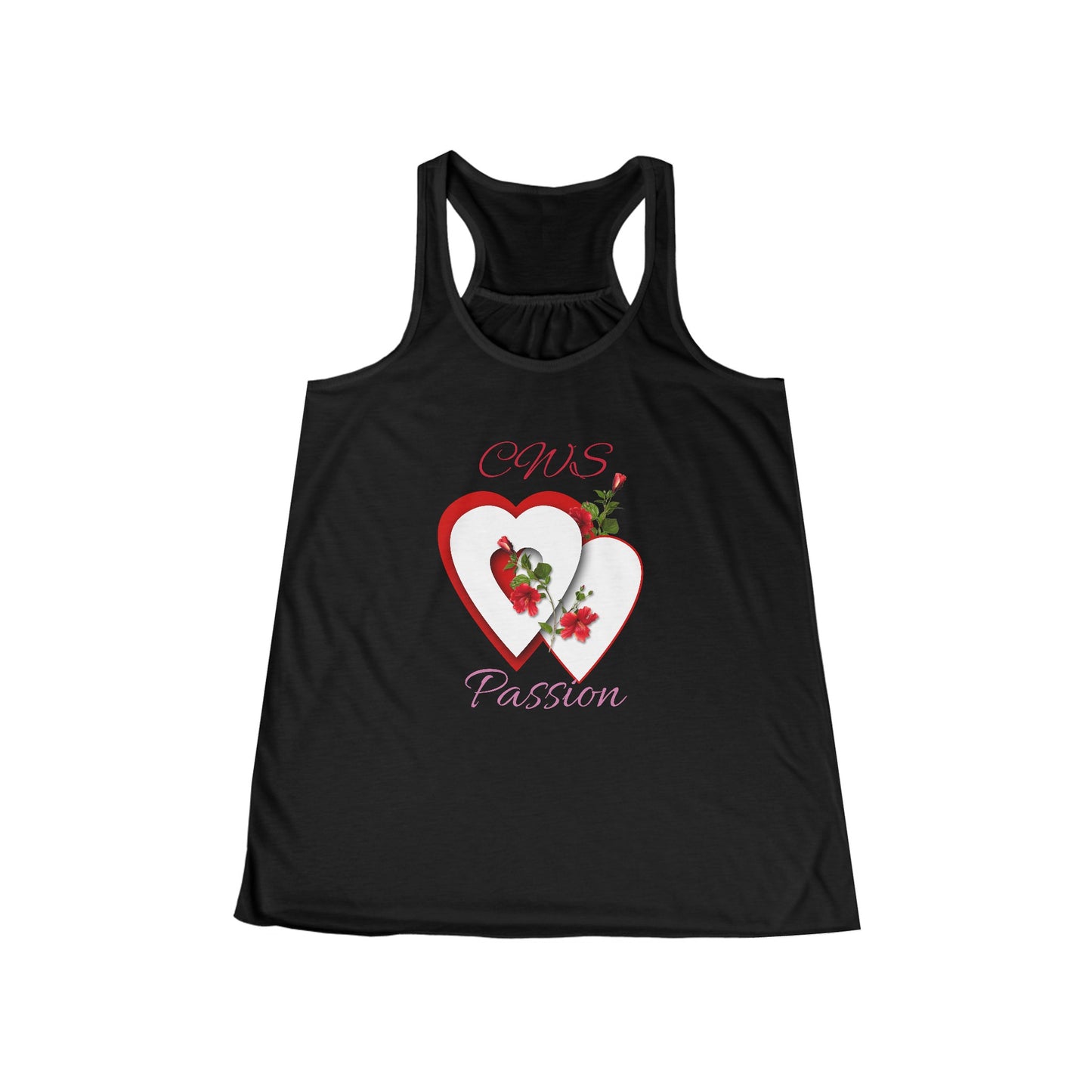 CWS Passion Women's Flowy Racerback Tank By Cozy Winter Store (ships within USA only)