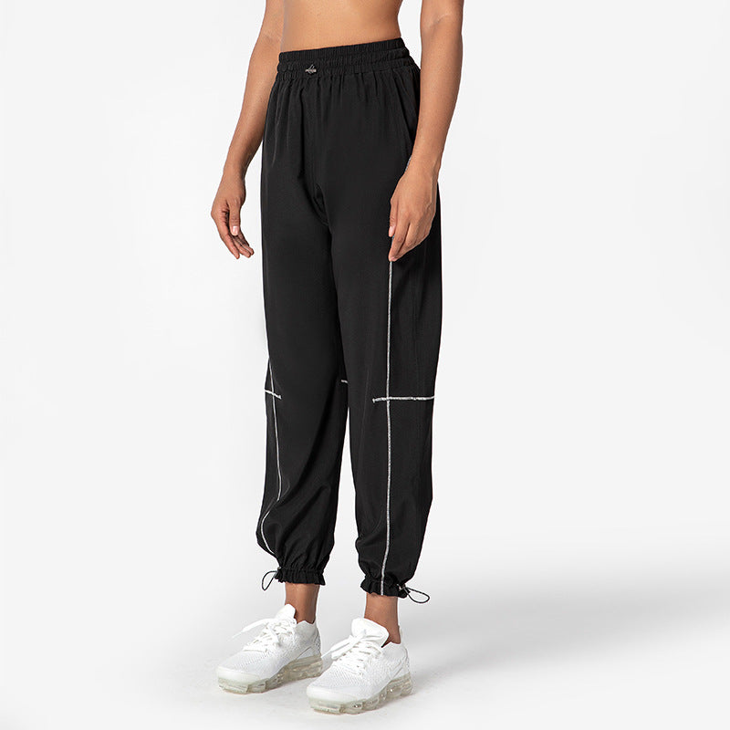 Sports Pants Female Loose Tappered Running Trousers