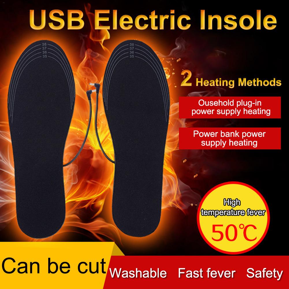 Über USB aufladbare, elektrisch beheizte Einlegesohlen, zuschneidbar