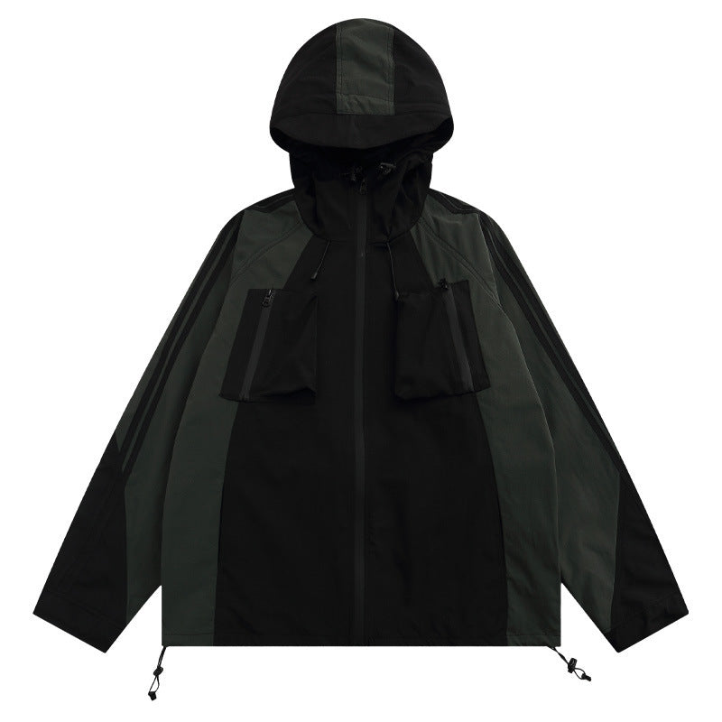 Outdoor Jacket Coat Men's Niche Hooded Jacket