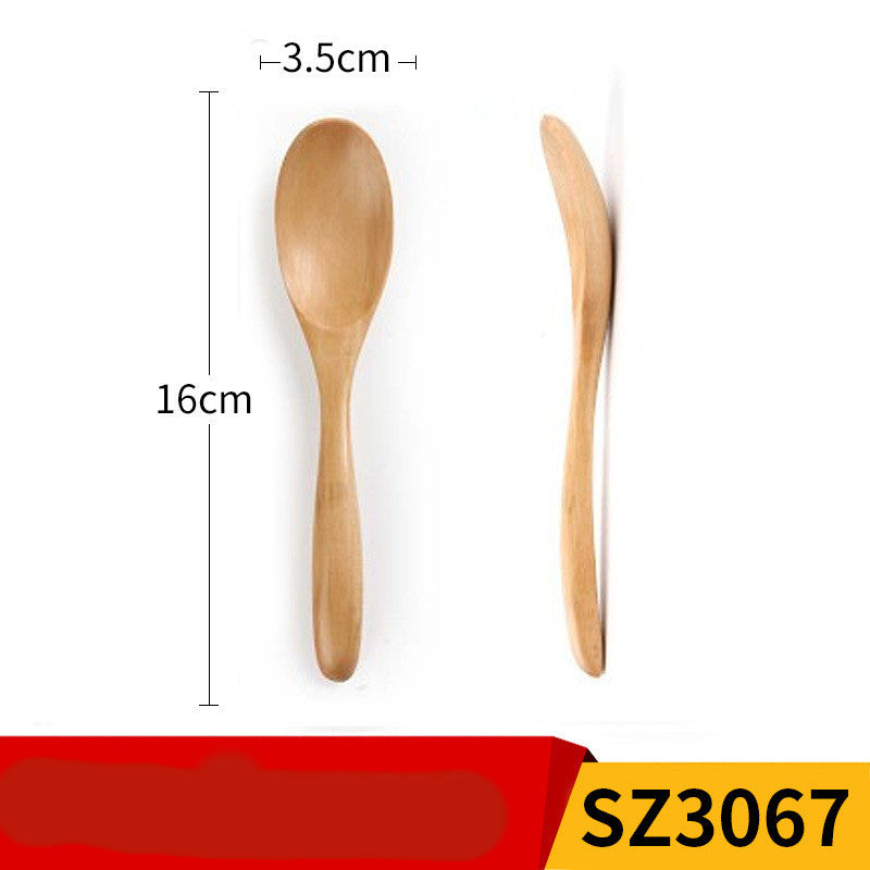 Fashionable Creative Wooden Spoon Dessert Honey Eating