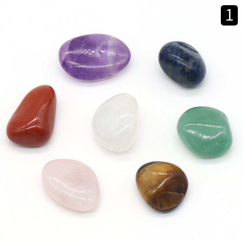 Colorful Irregular Natural Stone Set Gift Box