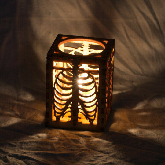 Halloween Shadow Lamp Head Bone Rib Shadow Lamp