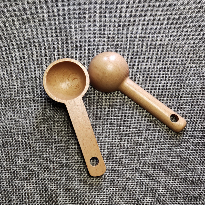 Wooden Spoon Black Walnut Coffee Beans Measuring Spoon