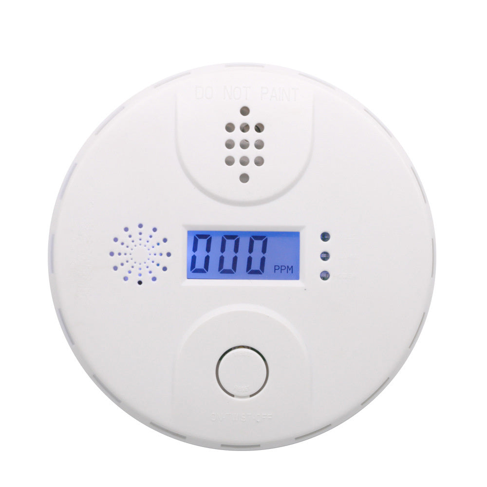 Household Digital Display Carbon Monoxide Alarm Smart Gas Leak Detector Alert