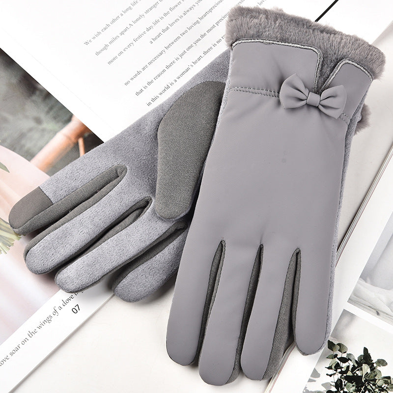 Women's Thermal Gloves New Fashion Versatile Touch Screen