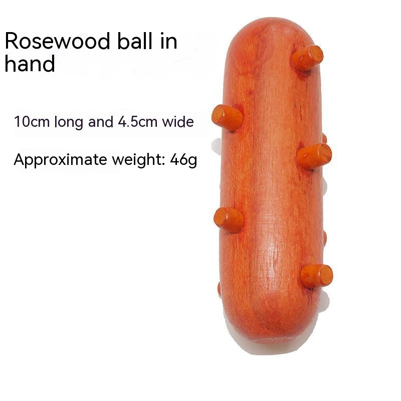 Rosewood Manual Acupuncture Pen Foot Massager