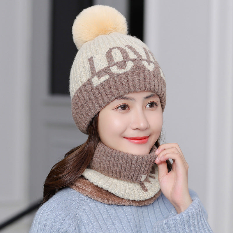 Women's Fleece Woolen Hat For Travel Thermal Equipment