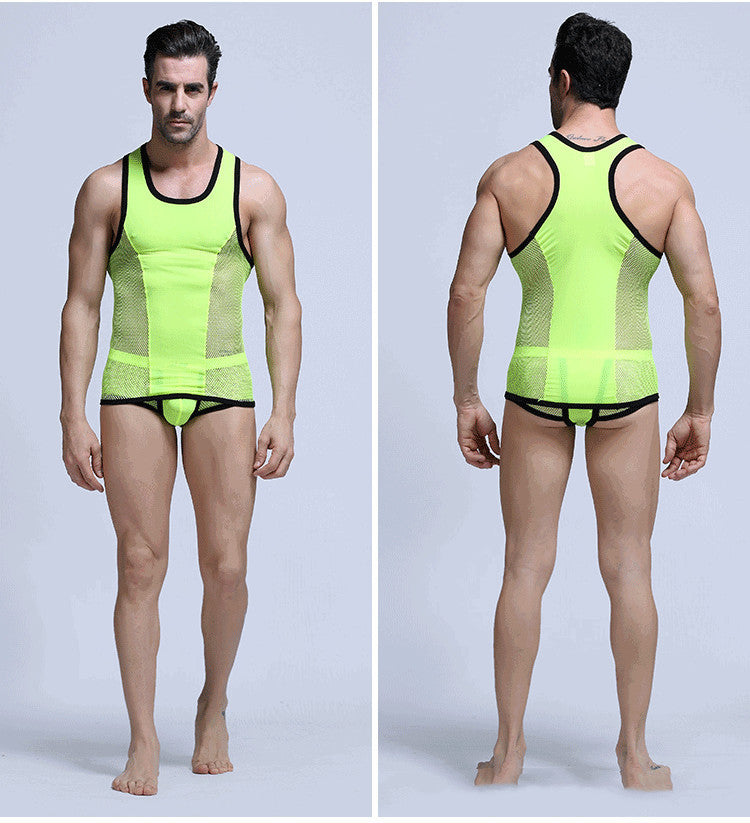 Men's Vest Mesh Ultra-thin Sports And Leisure Fitness Base