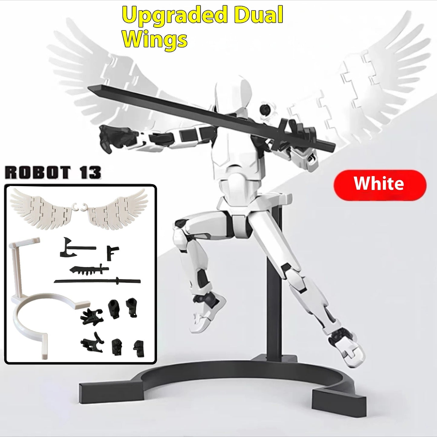 Updated And Hot-sale Multi-Jointed Movable Shapeshift Robot 3D Printed Mannequin Dummy Action Model Doll Toy Kid Gift