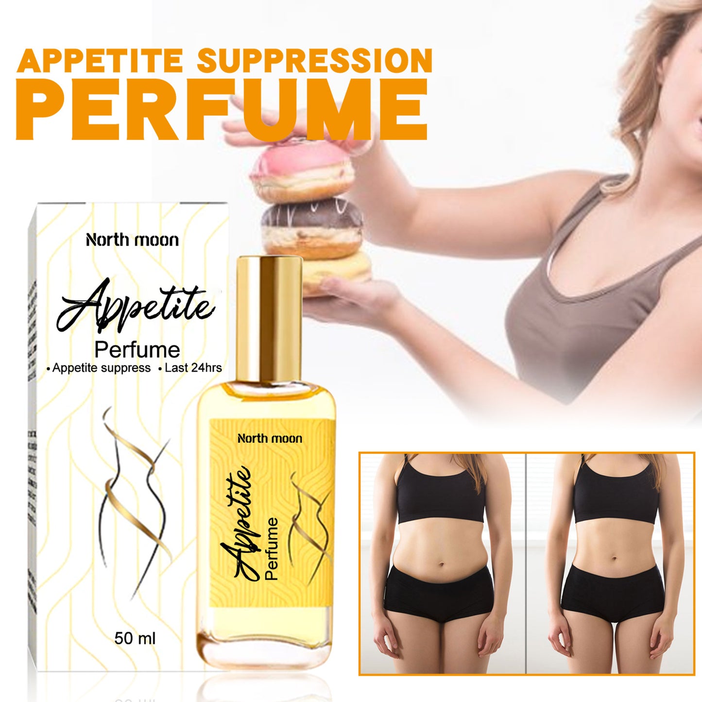 Essence Elysium presents: Noth Moon Appetite Supression Light Perfume, with Natural Fragrance.