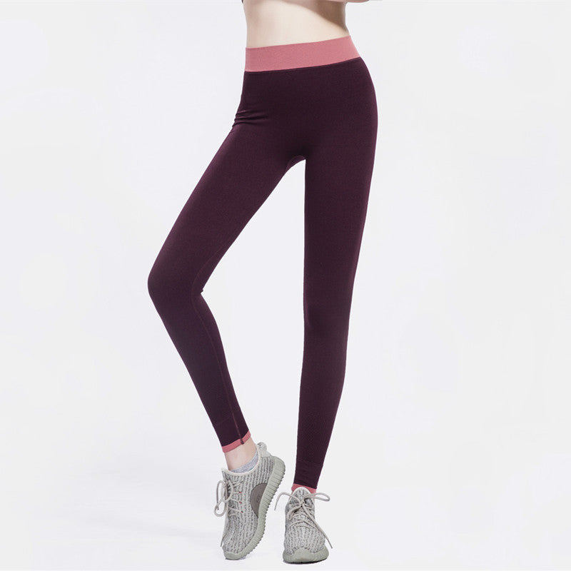 Cross border, European and American sports Yoga Pants outdoor fitness running speed dry tight nine points to beat underpants wholesale