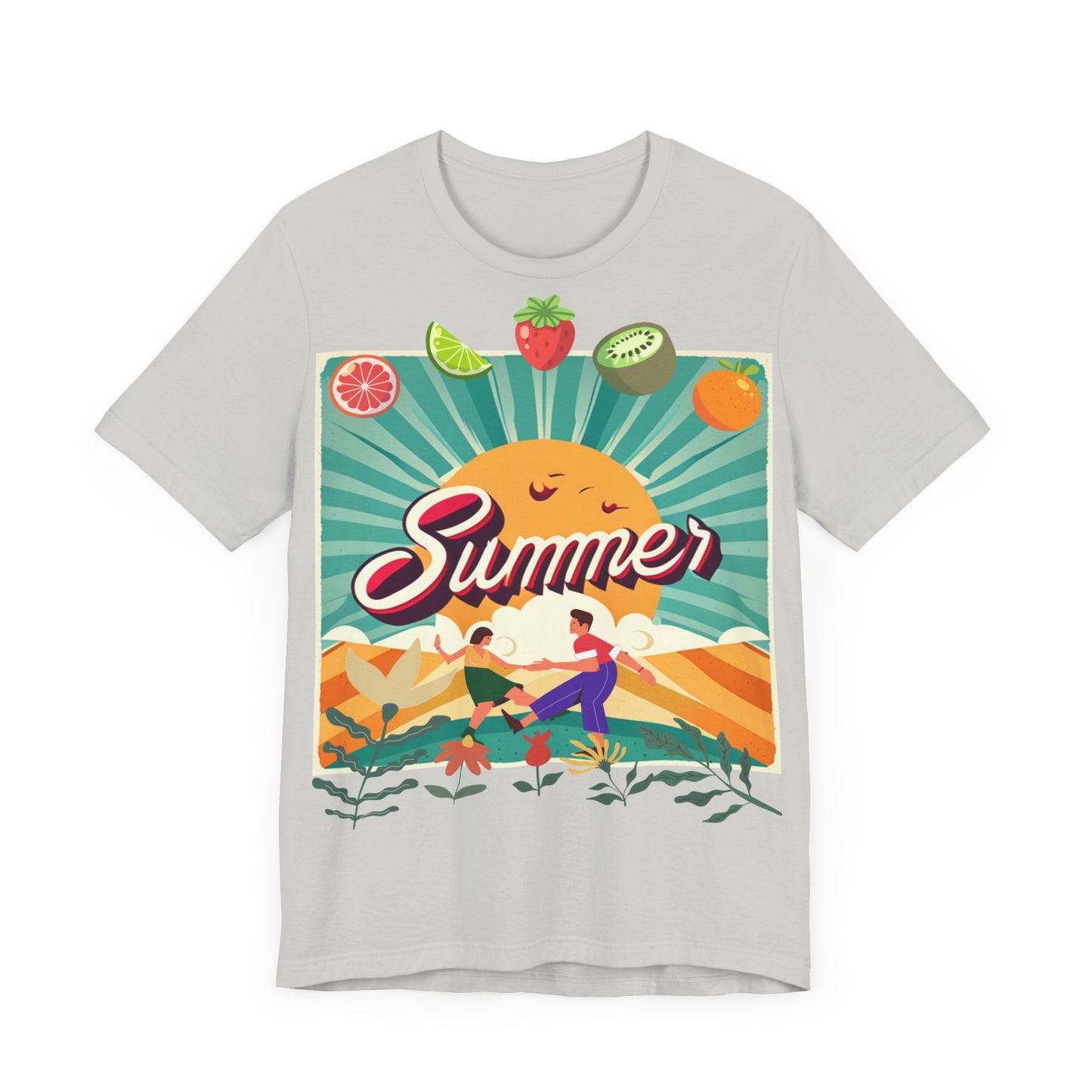 Unisex Jersey Short Sleeve Summer Tee