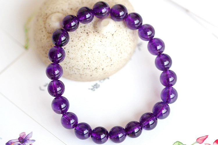 Natürliches Amethyst-Armband