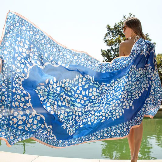 Oversized Sun Protection Shawl Ethnic Travel