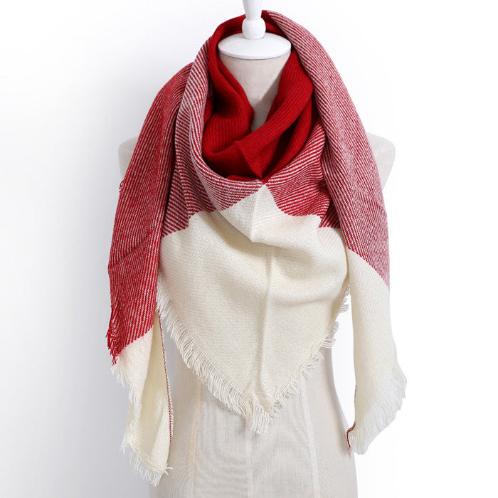 Winter Scarf Women's Cashmere Triangle