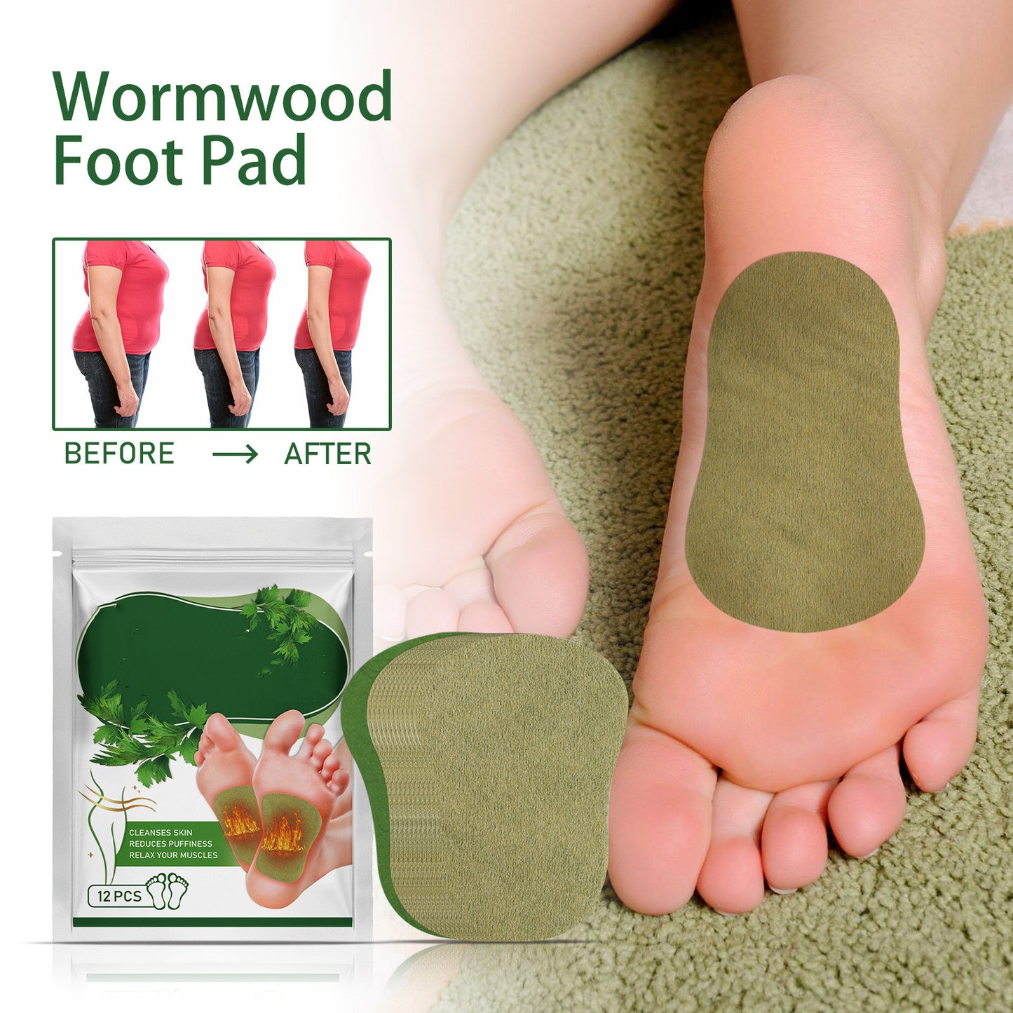 Foot Patch To Relieve Body Stress