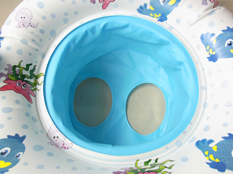 Thicken Environmentally Friendly Swimming Ring With Bell For Mother And Child