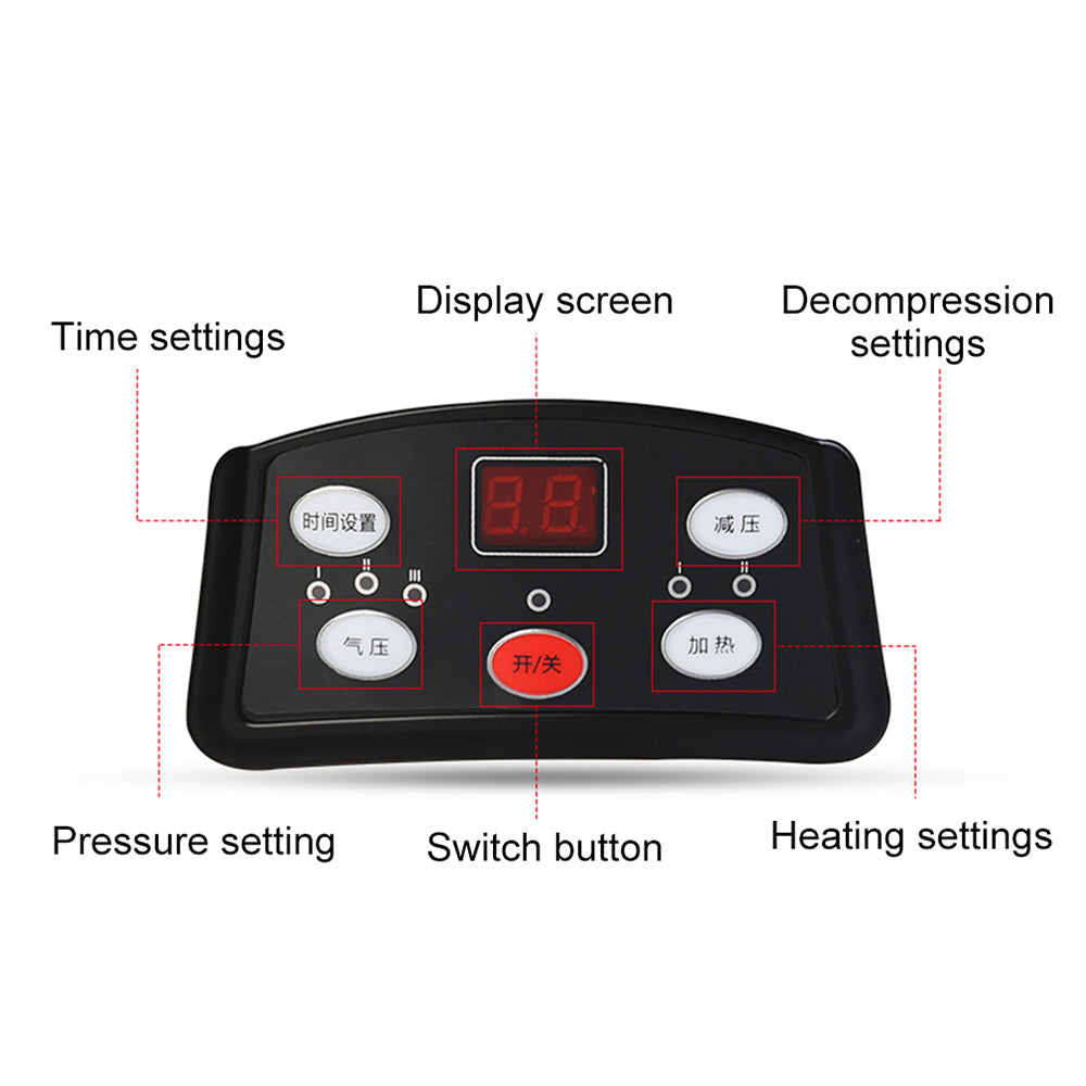 Electric heated palm massager