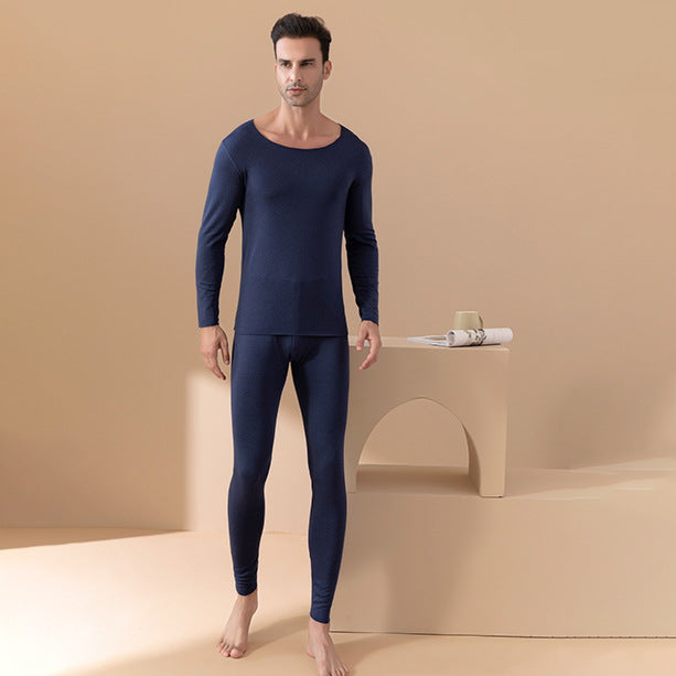 Autumn Winter Knitted Thermal Underwear Set