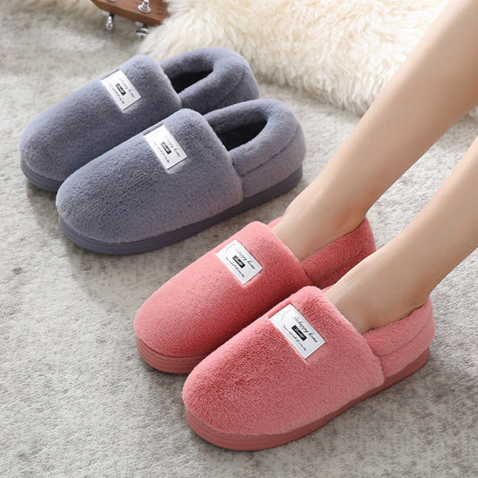 HeelEase: Cotton slippers with bag heel design for comfort.