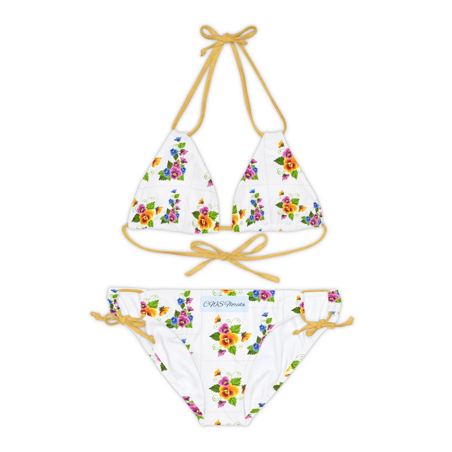 CWS Florida Strappy Bikini Set By Cozy Winter Store (ships within USA only)