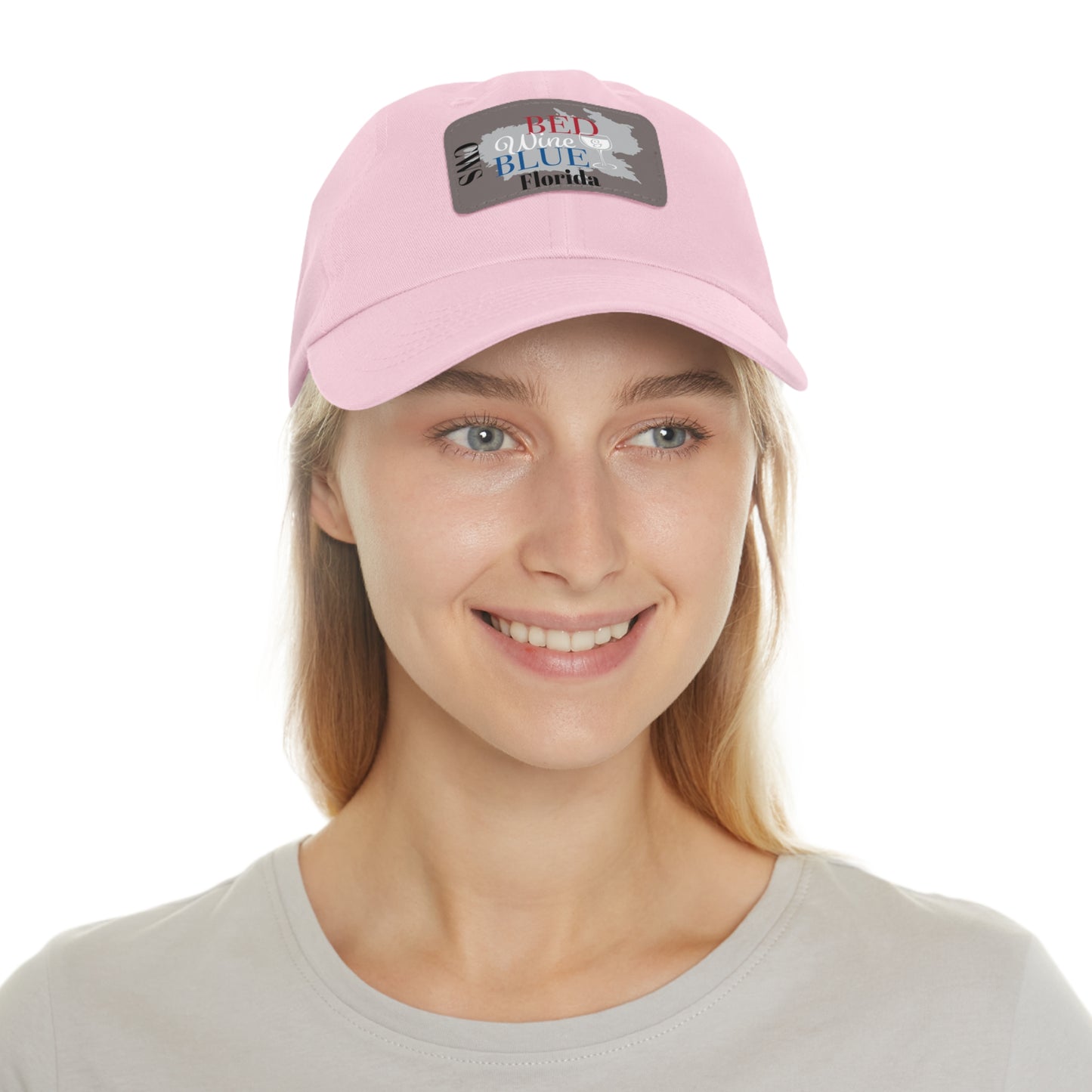 CWS Florida Dad Hat with Leather Patch By Cozy Winter Store (ships within USA only)