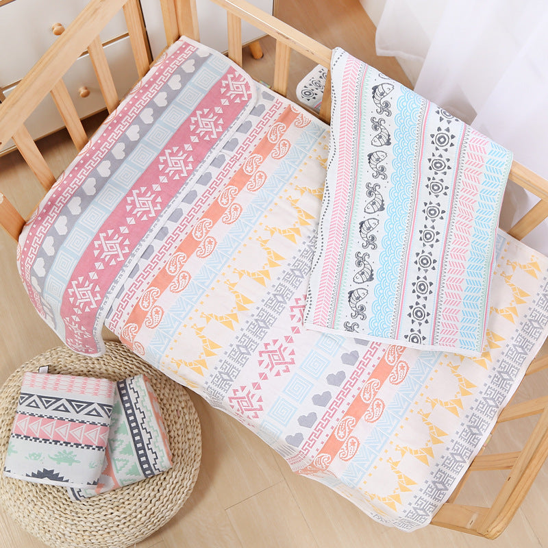 Soft Cooler Cotton Cover Blanket Washable