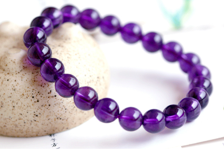 Natürliches Amethyst-Armband