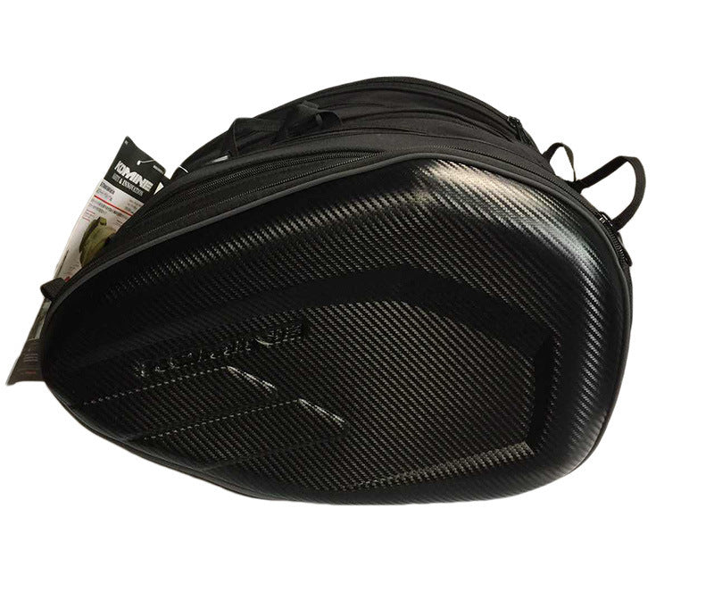 Motorcycle riding bag Saddle bag side pack to send waterproof cover to put helmet