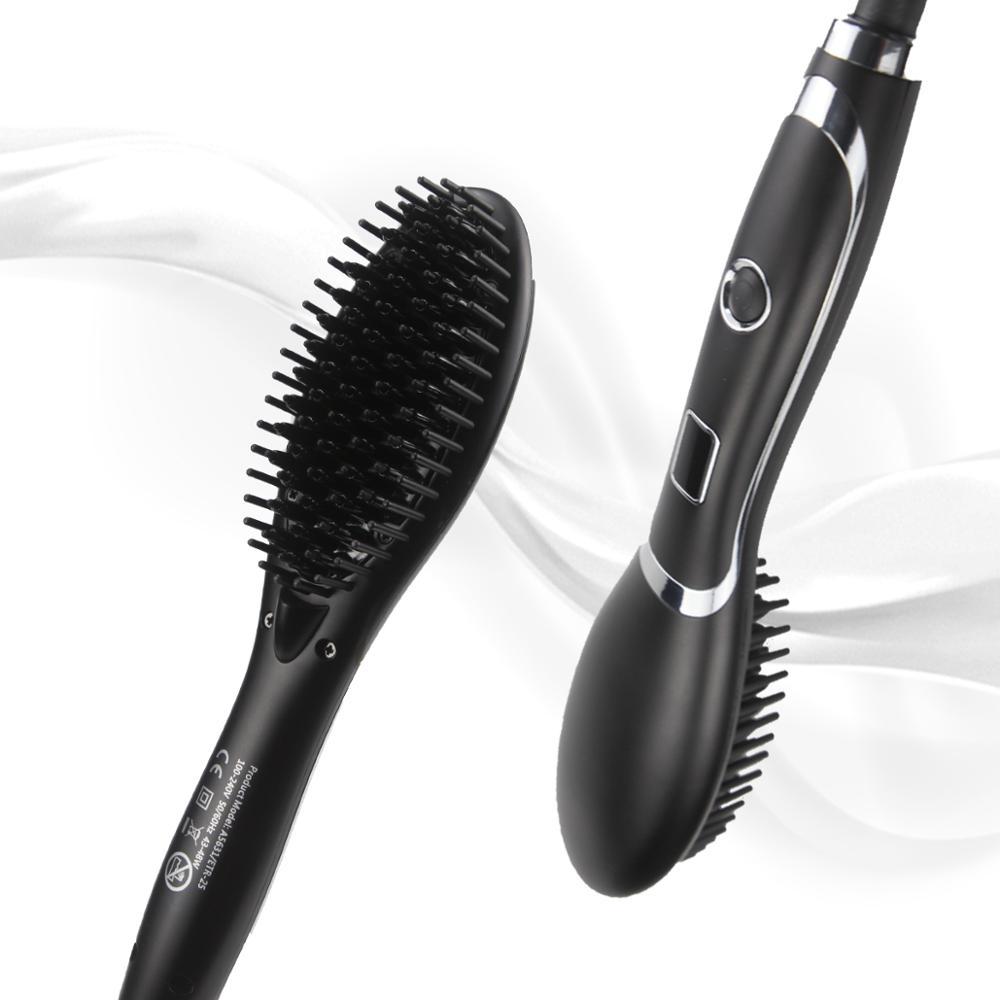 Hair Straightener Comb Hair Electric Brush Comb Irons Auto Straight Hair Comb