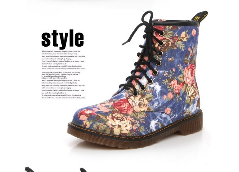 DocStride's RetroFlora Western  Boots