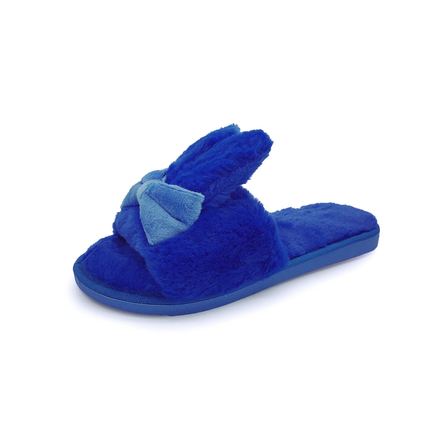 BowPlush: Gemütliche Baumwoll-Slipper mit einem Hauch von Eleganz und einer plüschigen Schleife.