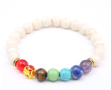 Universe Galaxy Eight Planets Solar System Guardian Star Natural Stone Beads Bracelet