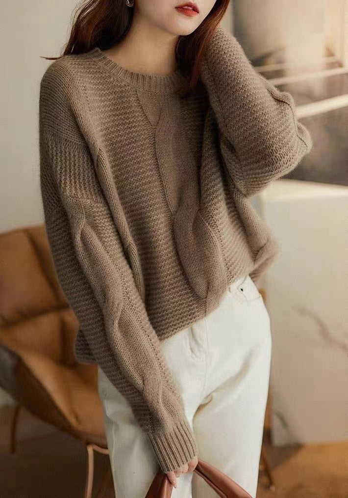 Women's Woolen Autumn And Winter  Loose Thick Sweater