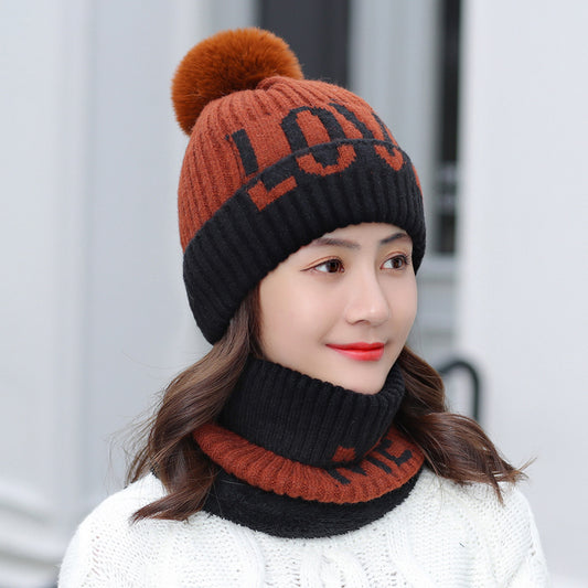 Women's Fleece Woolen Hat For Travel Thermal Equipment